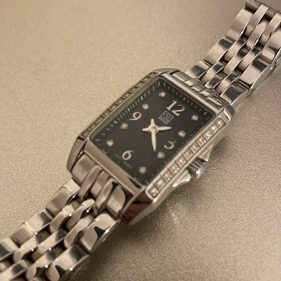 ESQ Swiss (by Movado) women’s diamond accent MOP Dial Watch - Picture 4 of 8